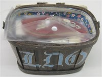 Basket of Vintage & Antique Items