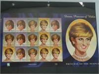Marshall Islands - Princess Diana Stamp Block