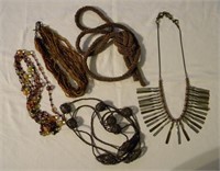 Costume Jewelry with Natural Tones