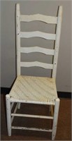 White Ladderback Chair
