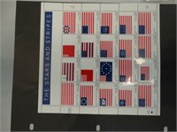 Lot of U.S. Flag Postal Blocks & Used Stamps