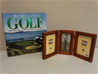The Best of Golf Book & Golf Themed Photo Frame