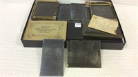 Group of Old Picture Negatives-Many Glass