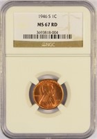 Superb 1946-S Lincoln Cent.