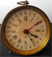 Civil War Era Jerome & Co. Nickel Plated Clock