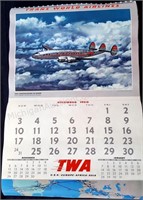 Group of  1950s TWA & American Airlines Calendars
