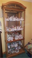 Beautiful Lighted Curio Cabinet