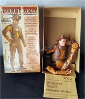 Johnny West Marx Toy Cowboy in Box
