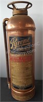 Beautiful Brass Pyrene Fire Extinguisher
