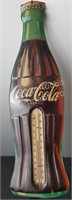 Vintage Coca Cola Tin Thermometer
