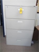 4-Drawer Letter Size Vertical File Cabinet