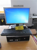 HP desktop with Keyboard / Mouse / Monitor