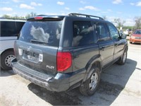 2005 HONDA PILOT 2HKYF18175H540167