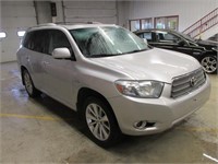 2008 TOYOTA HIGHLANDER HYBRID JTEEW44A682020795