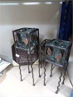 SET OF 3 CANDLE HOLDERS & AN INSPIRATIONAL