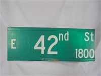 Metal Street Sign Double Sided