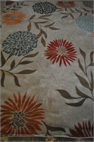 Excellent Floral Rug By Dreamweavers 8 x 11