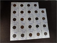24 Indian Head Pennies