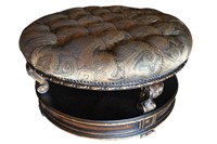 Tufted Ottoman by Compositions