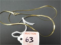 Jewelry - 14k serpentine necklace