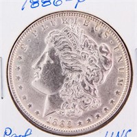 Coin 1886-P Morgan Silver Dollar Uncirculated