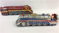 Pair of Battery Operated Toy Trains Including