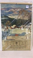 Adv. Calendar 1936-Adv. Arthur Wilk Farm Equipment