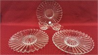 Group of 5 Heisey Glass Pieces Including