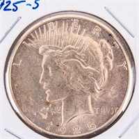 Coin 1925-S Peace Silver Dollar Uncirculated