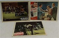 Three paper movie posters
