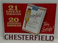 SST Chesterfield cigarette sign