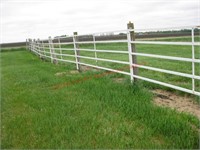(x14) 12ft White Continuous Fence Panels