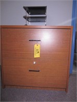 2-Drawer Solid Wood Filing Cabinet