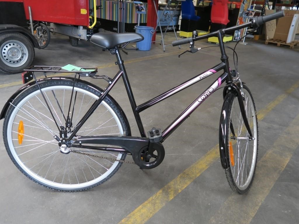 hundrede støn færge Dame cykel Puch Cosmo 26" sort | Campen Auktioner A/S