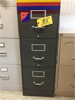 3-Drawer Letter Size Vertical File Cabinet