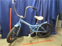 vintage "daisy diva" girls blue bike (trick bike)