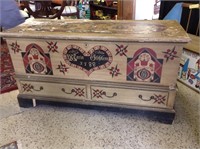 Vintage Blanket Chest w/ 2 Drawers