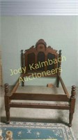 Antique Victorian rope bed