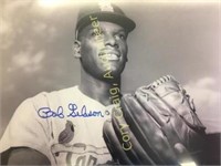 Bob Gibson Signed Picture