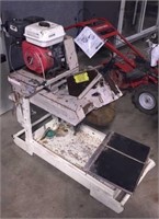 Wet tile saw with Honda 5.5 hp