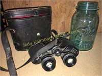 pair of vintage binoculars Sans & Streiffe