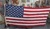 lg american flag "valley forge flag co" - vintage