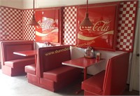 1950's Diner Booth(2) & Tables (2)