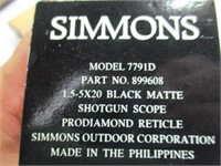 Simmons 1.5x20 shotgun scope