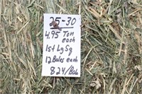 Hay-Lg. Squares-1st-12 Bales