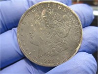 1921-d morgan silver dollar
