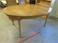 vintage oval dining table & 2 larger leaves