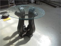 Glass Top Occassional Table