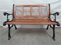 Cast Iron Park Bench