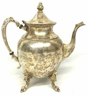 10" Silver Tea Pot